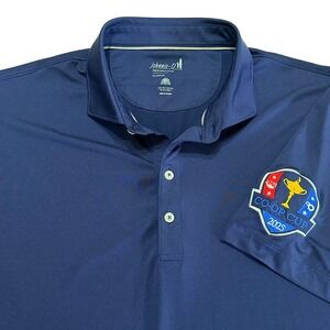 Johnnie-O Performance Polo Co-Op Cup 2025 Logo Golf Shirt‎ UPF 50 Mens XL Navy